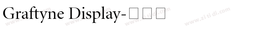 Graftyne Display字体转换